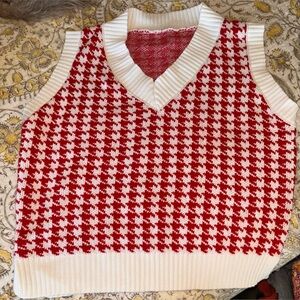 Houndstooth Vest